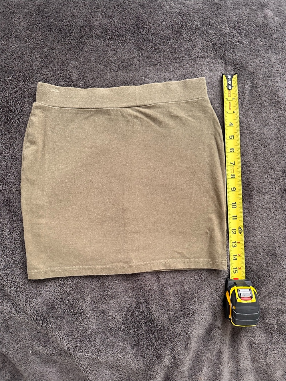 H&M Green Knit Mini Skirt